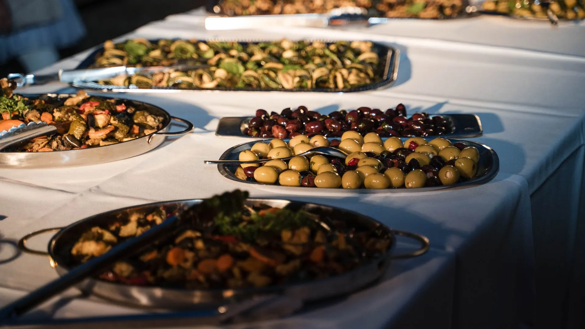 Antipasti-Buffet beim Catering des Ristorante Waldblick